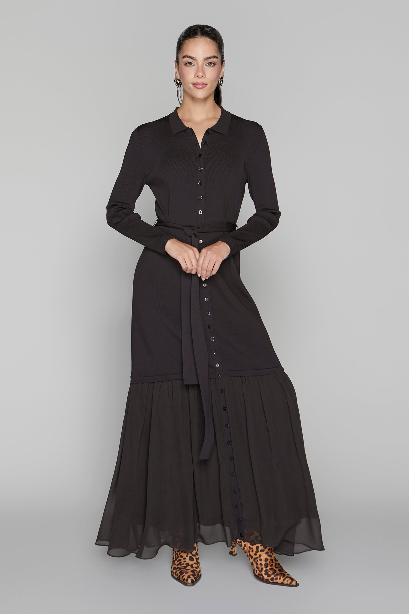 Harlow Dress in Espresso