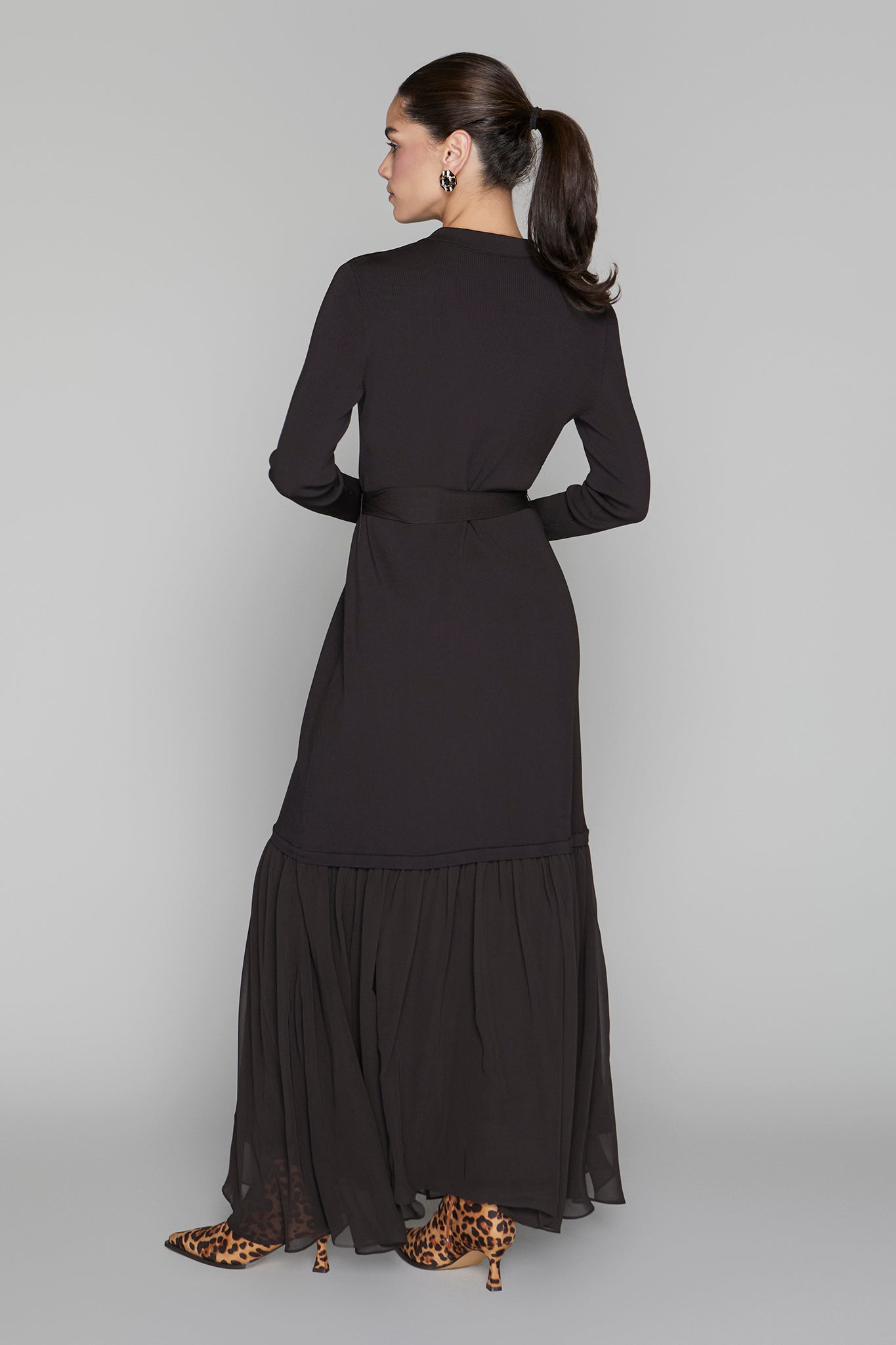 Harlow Dress in Espresso