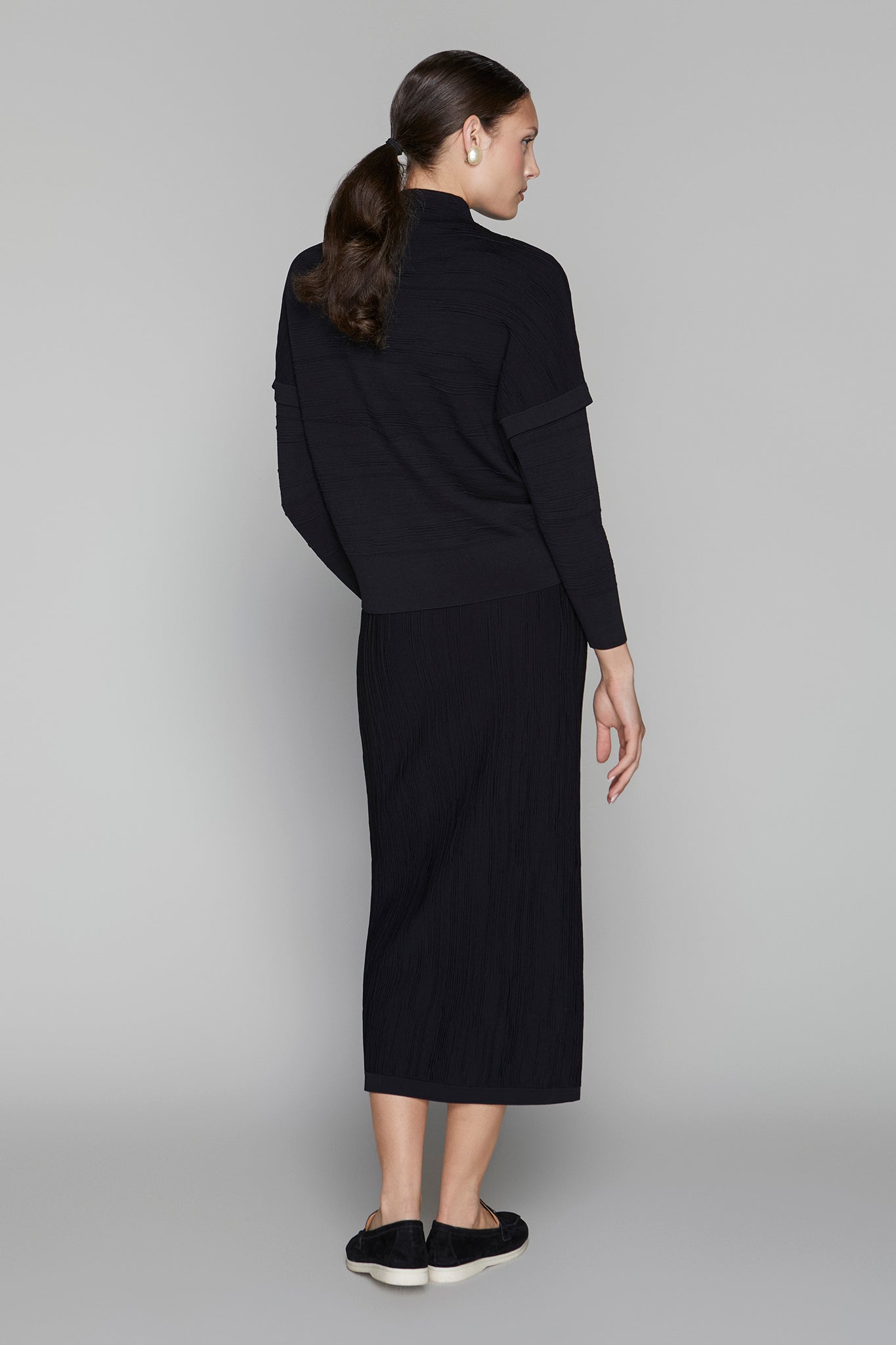 Canton Maxi Skirt in Black