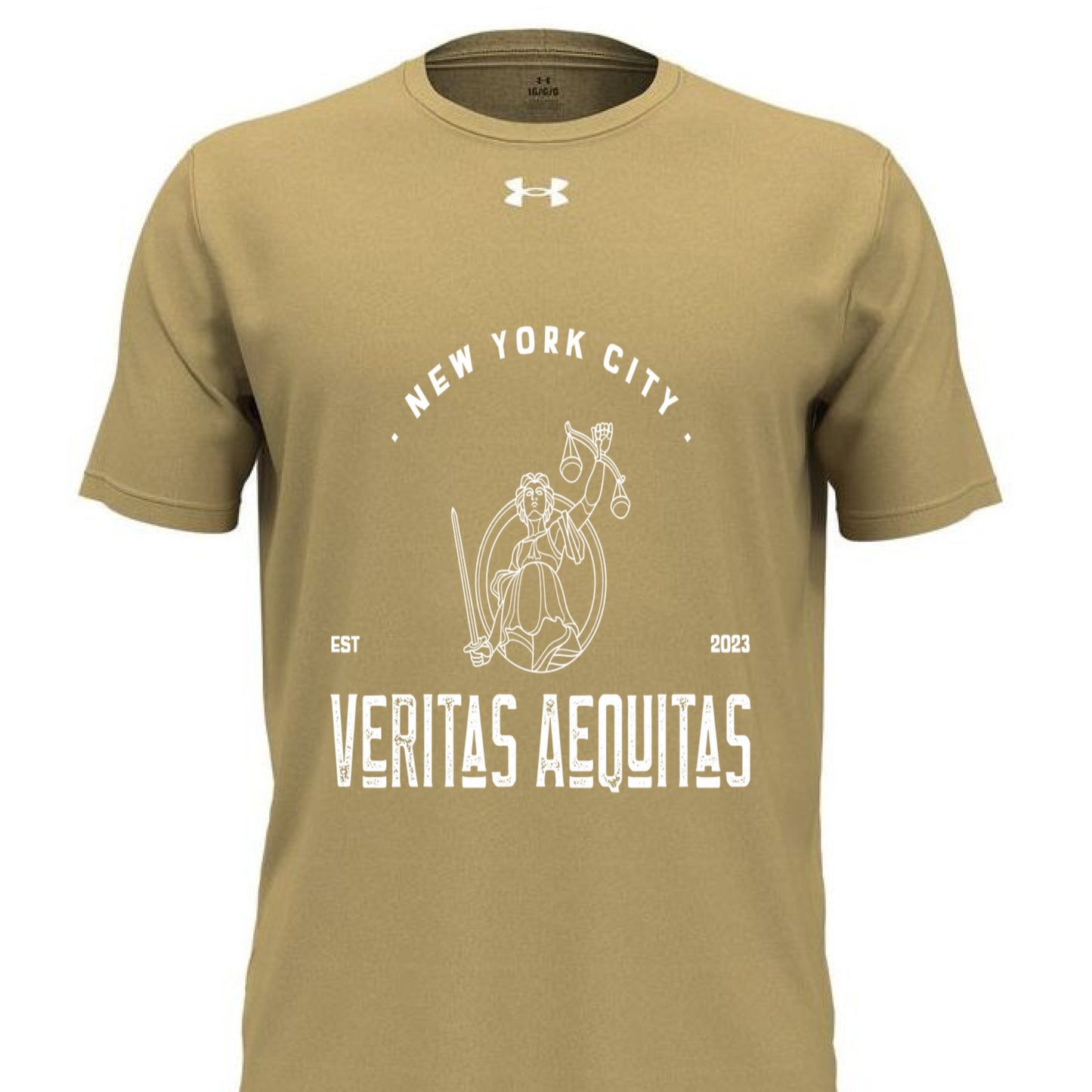 T VG GLD/ WH_715 - FRONT